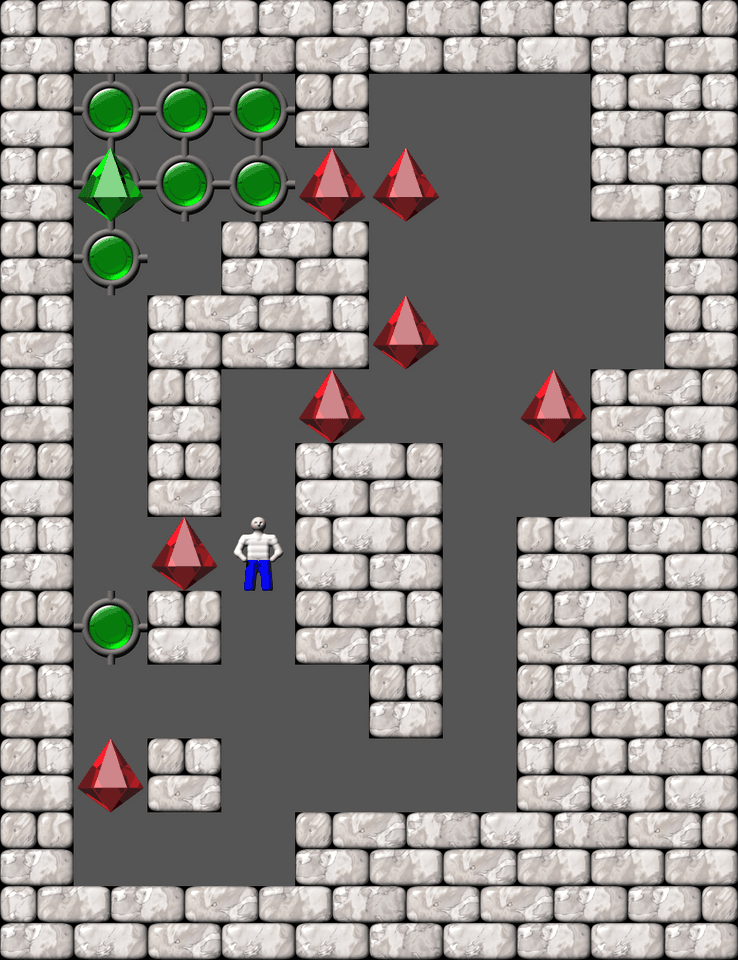 Сокобан More Bugs collections уровень 737
